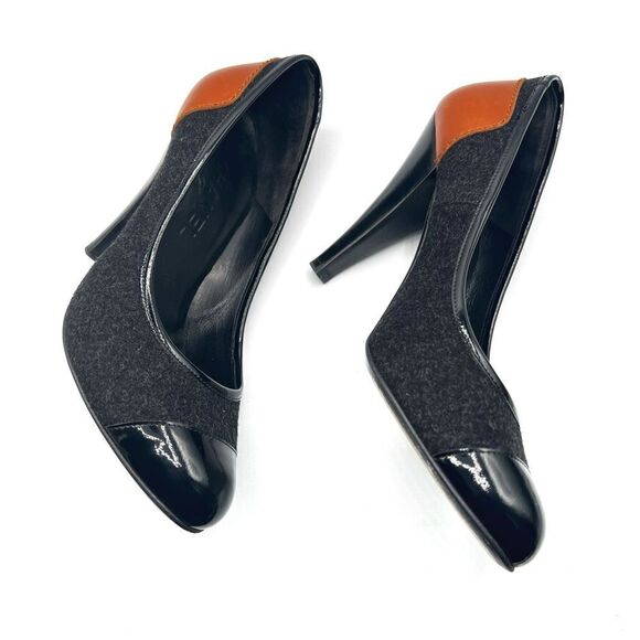 Chanel Vintage Wool Pumps Sz 39 - Picture 7 of 12